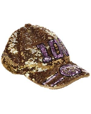 Gucci 100 Sequin Baseball Cap - Brown