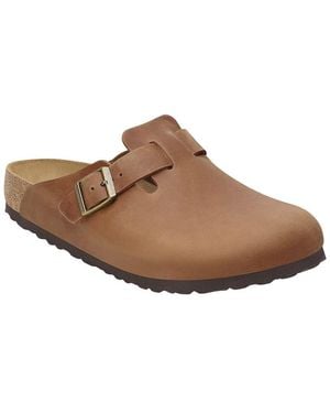 Birkenstock Boston Leather Sandal - Brown