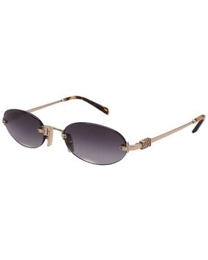 Miu Miu Mu A54S 51Mm Sunglasses - Metallic