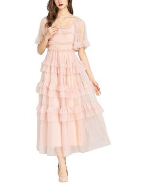 LIONELLO SALVI Midi Dress - Pink
