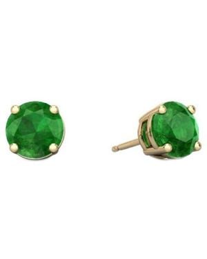 Forever Creations USA Inc. Signature Collection 14K 1.40 Ct. Tw. Emerald Studs - Green