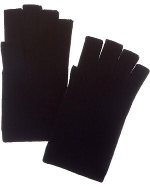 Sofiacashmere Sofiacashmere Fingerless Cashmere Gloves - Blue