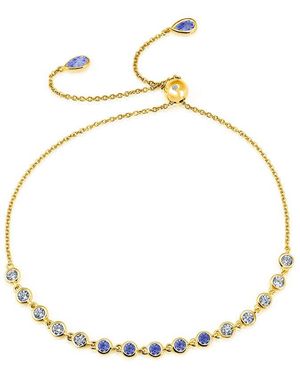 Crislu 18K Over Cz Bracelet - Metallic