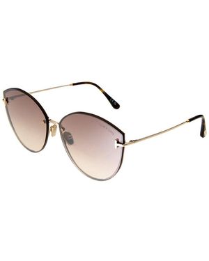 Tom Ford Evangeline 63Mm Sunglasses - Metallic