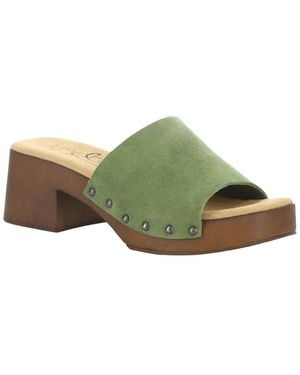 Bos. & Co. Bos. & Co. Marly Suede Sandal - Green