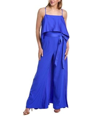 Black Halo Valeria Jumpsuit - Blue