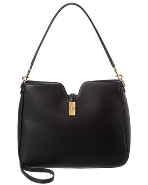 Celine Camille Medium Leather Tote - Black