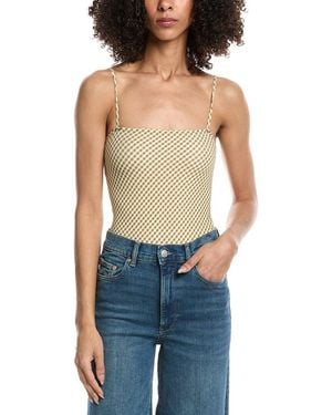 Commando Commando Classic Print Straight Cami Bodysuit - Blue