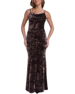 Vince Camuto Embellished Sleeveless Maxi Dress - Purple