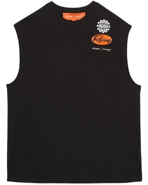 Reiss Racer Mclaren Jacket - Black