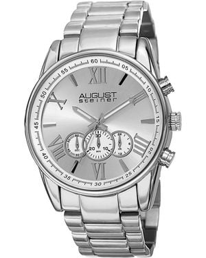 August Steiner Stainless Steel Watch - Gray