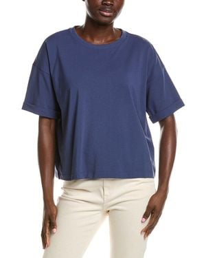 Eileen Fisher Crewneck Box Top - Blue
