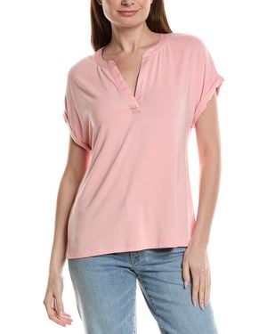 Tommy Bahama Kauai Split Neck T-Shirt - Red