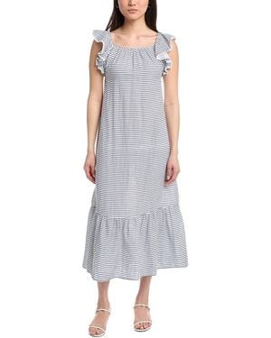 MER ST BARTH Eva Ruffle Sundress - Purple