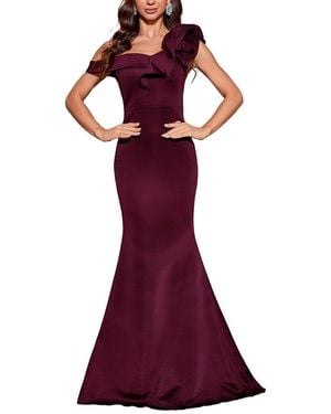 LOEY Solid Maxi Dress - Red