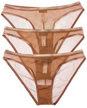Cosabella 3Pk Soire Confidence Bikini - Natural