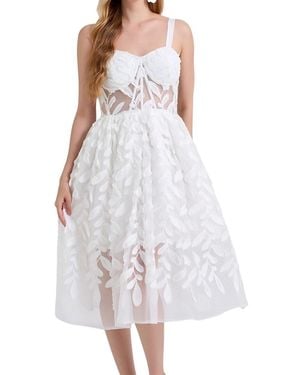 Linda Charm Dress - White