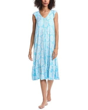 Ellen Tracy Midi Gown - Blue