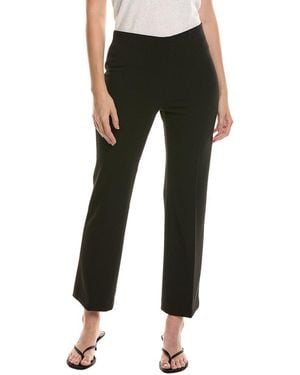 Anne Klein Pull-On Kick Flare Ankle Pant - Black
