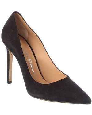Ferragamo Ilary Leather Pump - Blue