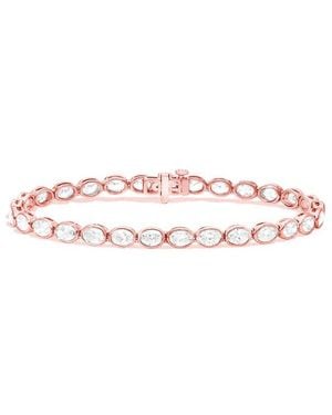Amairah 14K 5.00 Ct. Tw. Lab-Grown Diamond Tennis Bracelet - Pink