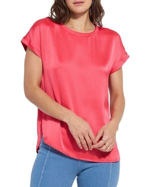 Lyssé Miri Cap Sleeve Top - Red