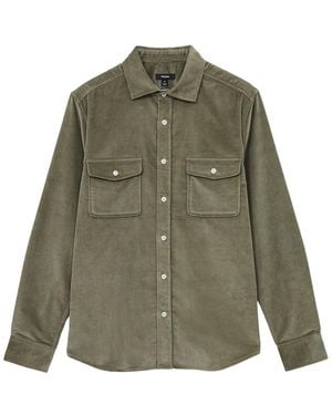 Reiss Tucci Twin Pocket Top - Green