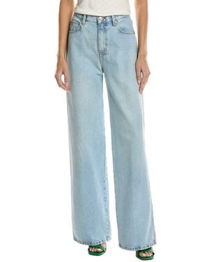 FRAME The Cuffed Johanna Wide Leg Jean - Blue