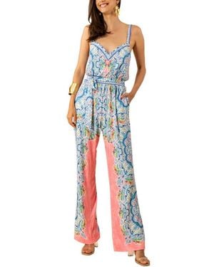 Hale Bob Theodora Jumpsuit - Blue