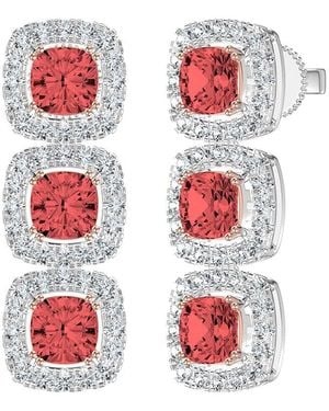 Lab Grown Diamonds 14K 8.25 Ct. Tw. Lab-Grown Diamond Fashion Earring - White