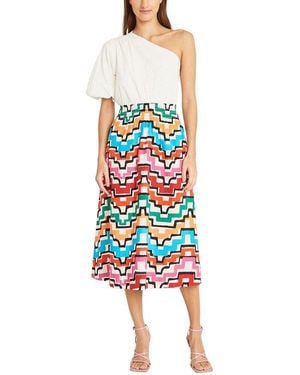 Donna Morgan Midi Dress - Red