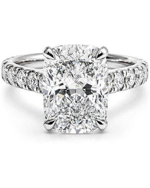 Prince Diamond & Jewelry 14K 4.60 Ct. Tw. Lab-Grown Diamond Halo Ring - White