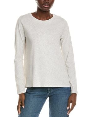 Eileen Fisher Round Neck T-Shirt - White