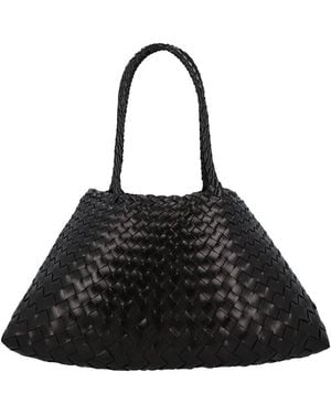 Dragon Diffusion Santa Croce Big Leather Tote - Black