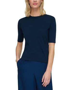 Lafayette 148 New York Petite Silk-Blend Jumper - Blue