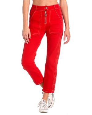 Dance & Marvel Crop Pant - Red