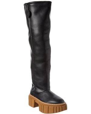Stella McCartney Emilie Over-The-Knee Platform Boot - Black