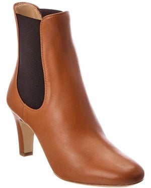 Ferragamo Tenny Leather Boot - Brown