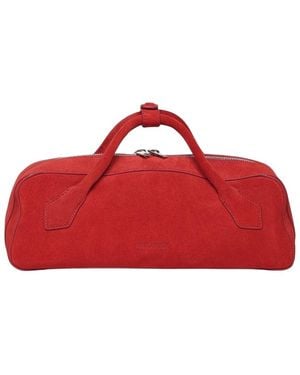 Walter Baker Delilah Suede Satchel - Red