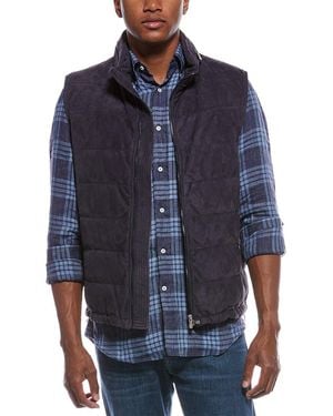 Brunello Cucinelli Leather Vest - Blue