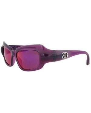 Balenciaga Bb0354S 59Mm Sunglasses - Purple