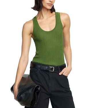 MODERN CITIZEN Andee Ribbed Jumper Tank - Green