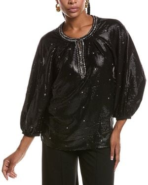 Diane von Furstenberg Liza Top - Black
