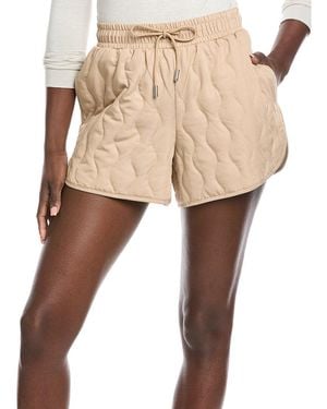 HUNTER Quilted Drawstring Short - Natural