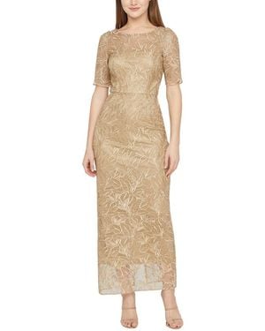 JS Collections Berlin Cocktail Dress - Natural