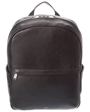 Vince Leather Backpack - Black