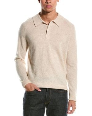 Magaschoni Cashmere Polo Jumper - Natural