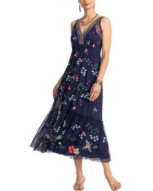 Johnny Was Petite Zinoviah Dress - Blue