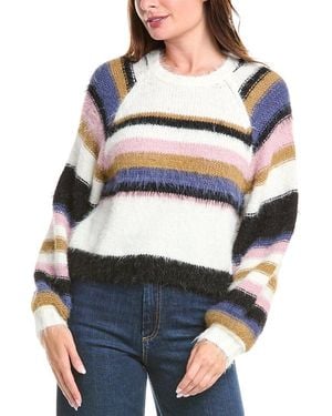 Saltwater Luxe Fuzzy Eyelash Jumper - Grey