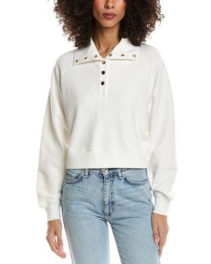 FRAME Frame The Coach Sweatshirt - White